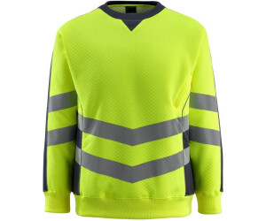 Mascot Workwear Warnschutz Sweatshirt WIGTON Safe Supreme UV-Schutz gelb/schwarzblau