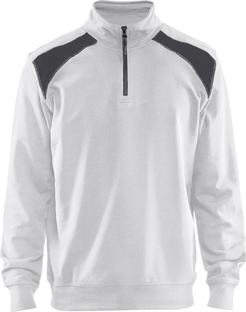 Blakläder Zip-Sweatshirt 3353 100% Baumwolle schwarz/kornblau