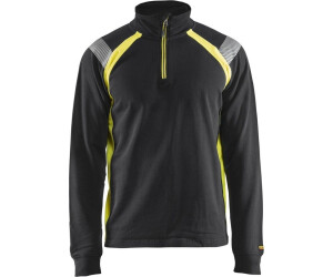 Blakläder Zip-Sweatshirt 3432 schwarz/gelb