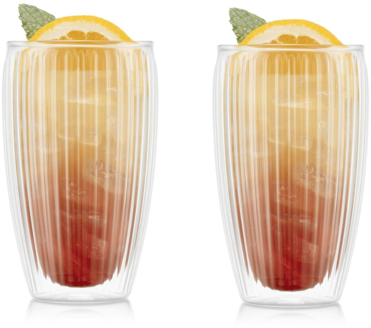 Bodum Pavina double-walled glass set of 2, 45 cl - Clear