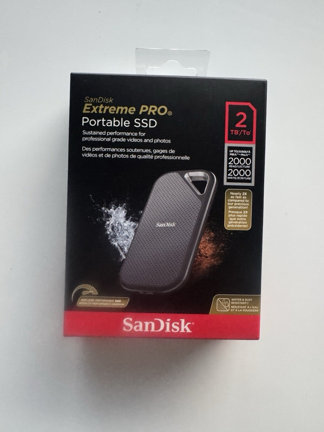 SanDisk Extreme Pro Portable SSD V2 2TB grau ab 319,99