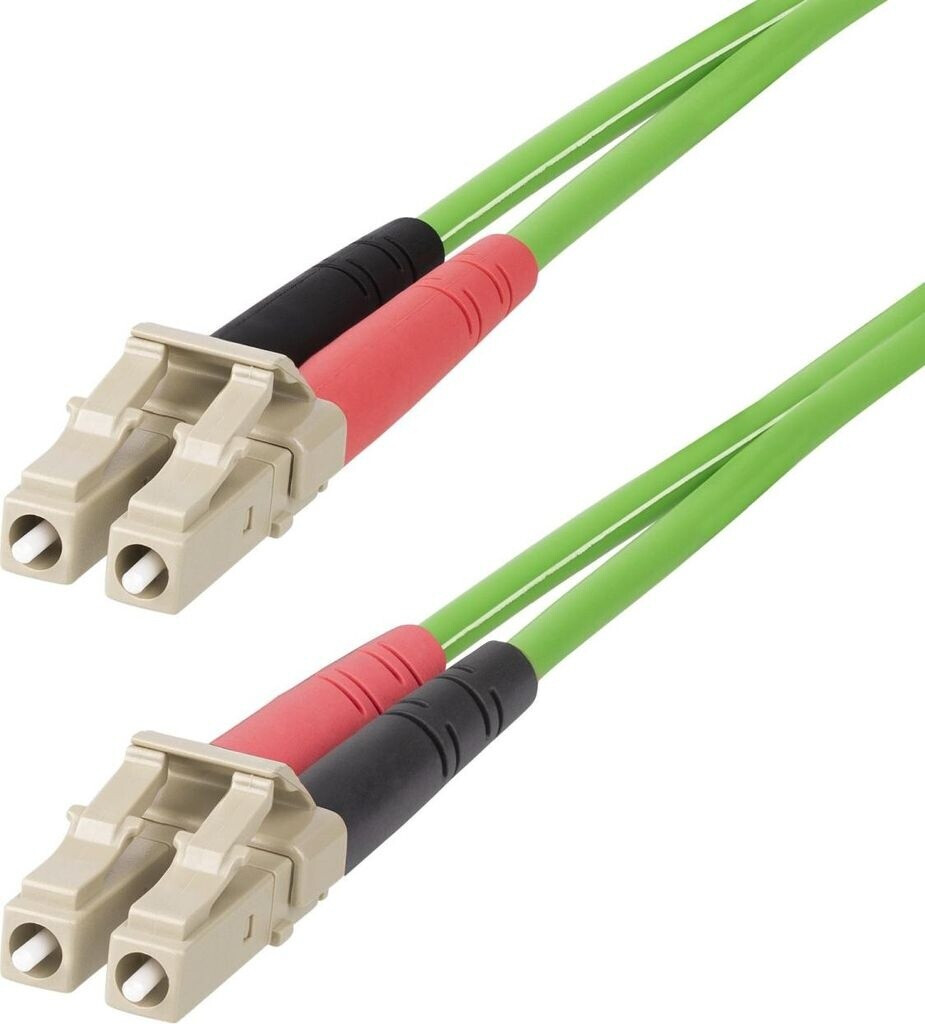 StarTech 20m (65ft) LC to LC (UPC) OM5 MM Fiber Optic Cable 50/125µm Duplex (LCLCL-20M-OM5-FIBER)