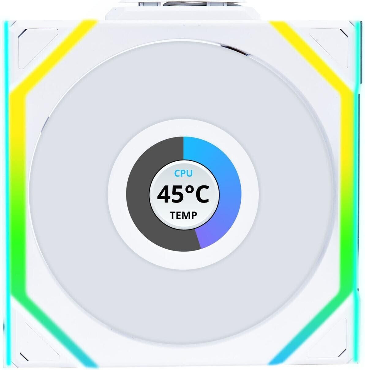 Lian Li UNI FAN SL Wireless LCD 120 White 1-pack