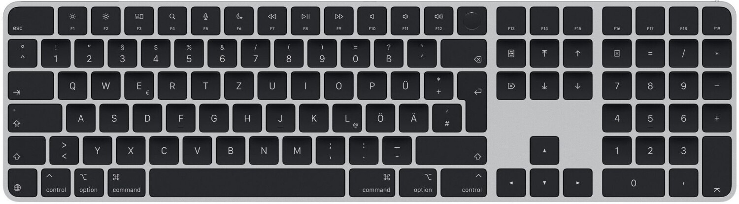 Apple Magic Keyboard with Touch ID and Numpad Black (2024) (DE)