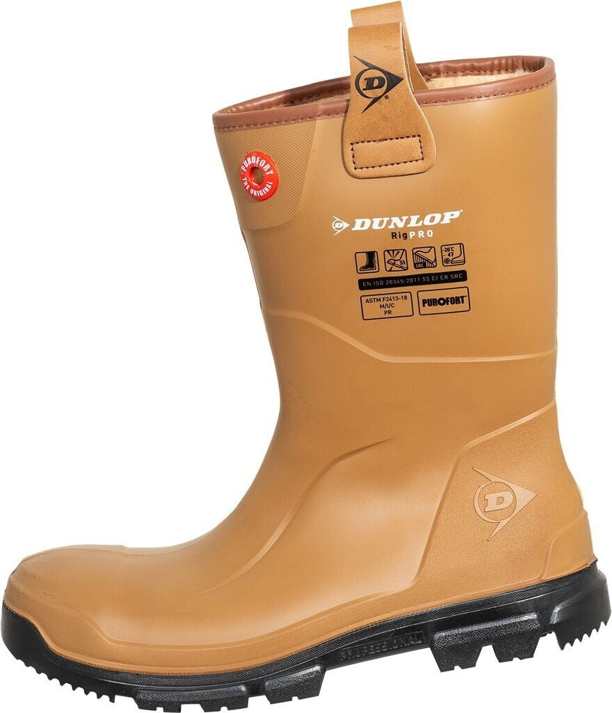 Dunlop Purofort RigPRO full safety fur lining brown
