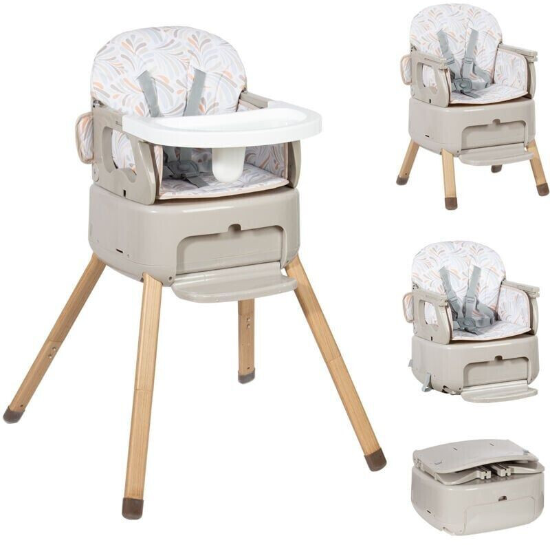 LeoGreen Baby high chair 4in1 gray