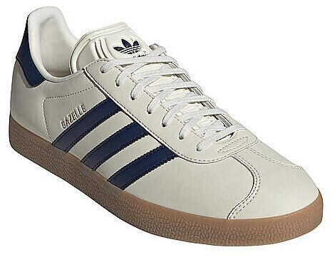 Adidas originals gazelle trainer cloud white / cloud white / dark blue outlet