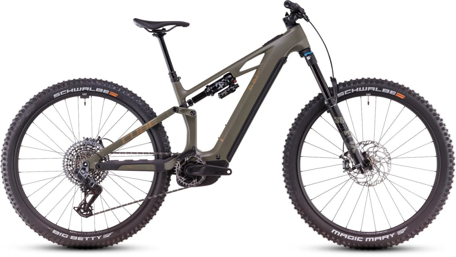 Cube Stereo Hybrid ONE44 HPC TM 800Wh (2025) dustyolive´n´gold