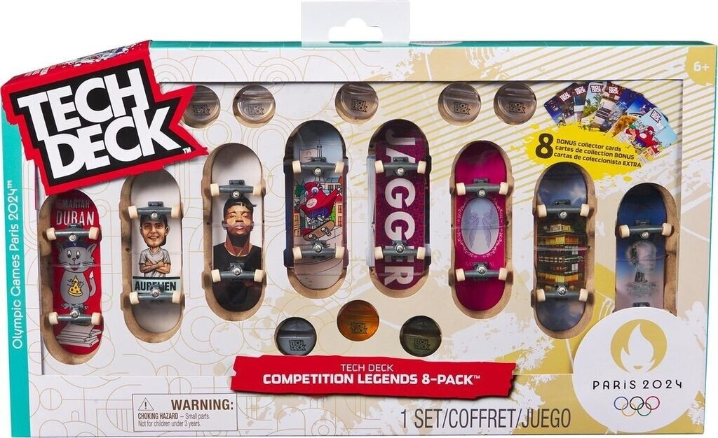 Tech Deck Competition Legends 8-Pack Paris 2024