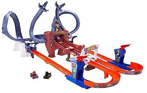 Avengers hot wheels track shop