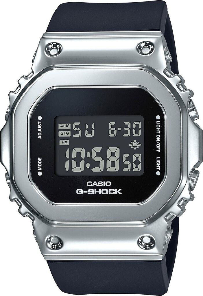 Casio G-Shock GM-S5600G-7ER - Orologio Digitale Uomo In Resina Bianca E Acciaio, 200m Impermeabile