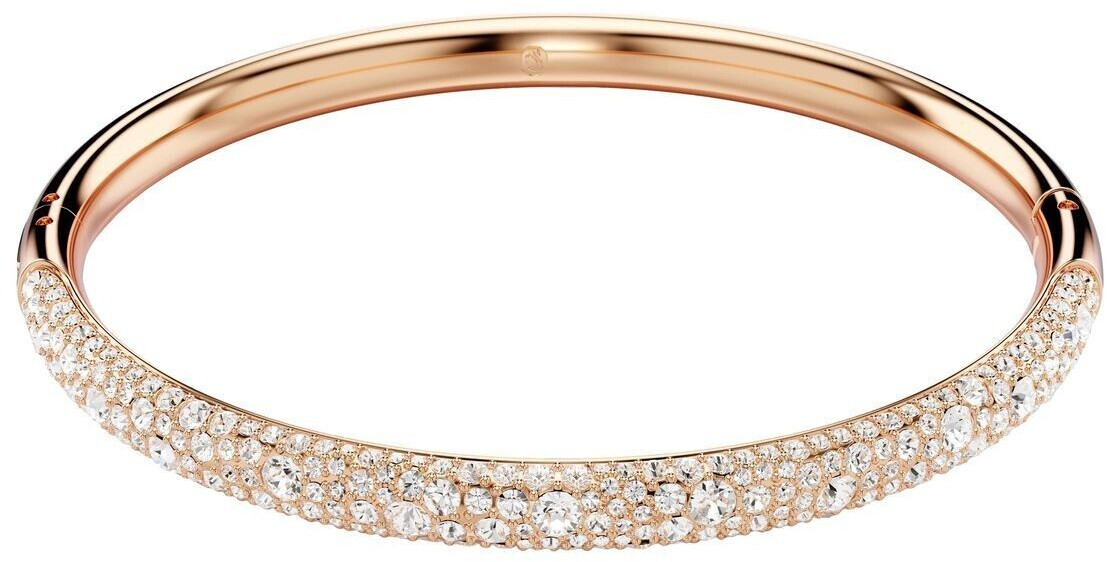 Swarovski Bangle Sublima Snow Pavé white rose gold-tone plated