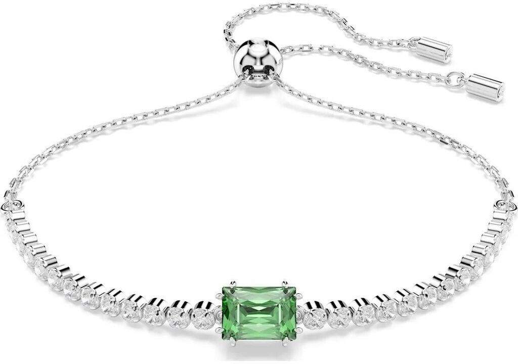 Swarovski Matrix Tennis Bracelet Mixed Cuts green