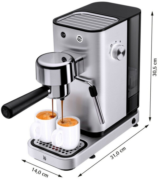 WMF Lono Espresso Siebträgermaschine Edelstahl matt, Bild 12