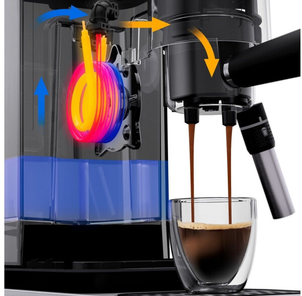 WMF Lono Espresso Siebträgermaschine Edelstahl matt, Bild 7