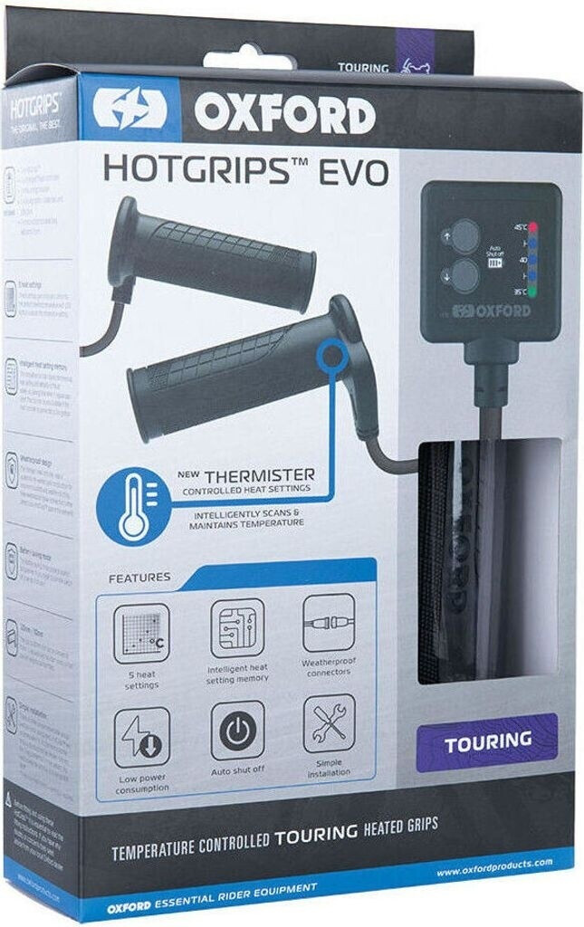 Oxford HotGrips EVO Touring (Temperature controlled) EL42 black1