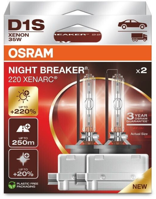 Osram XENARC Night Breaker 220 D1S Duo (66140XN2-2HB)