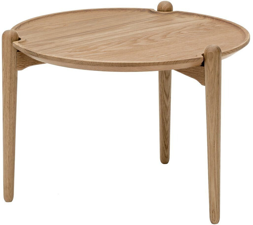 Design House Stockholm Aria side table low 37cm oak