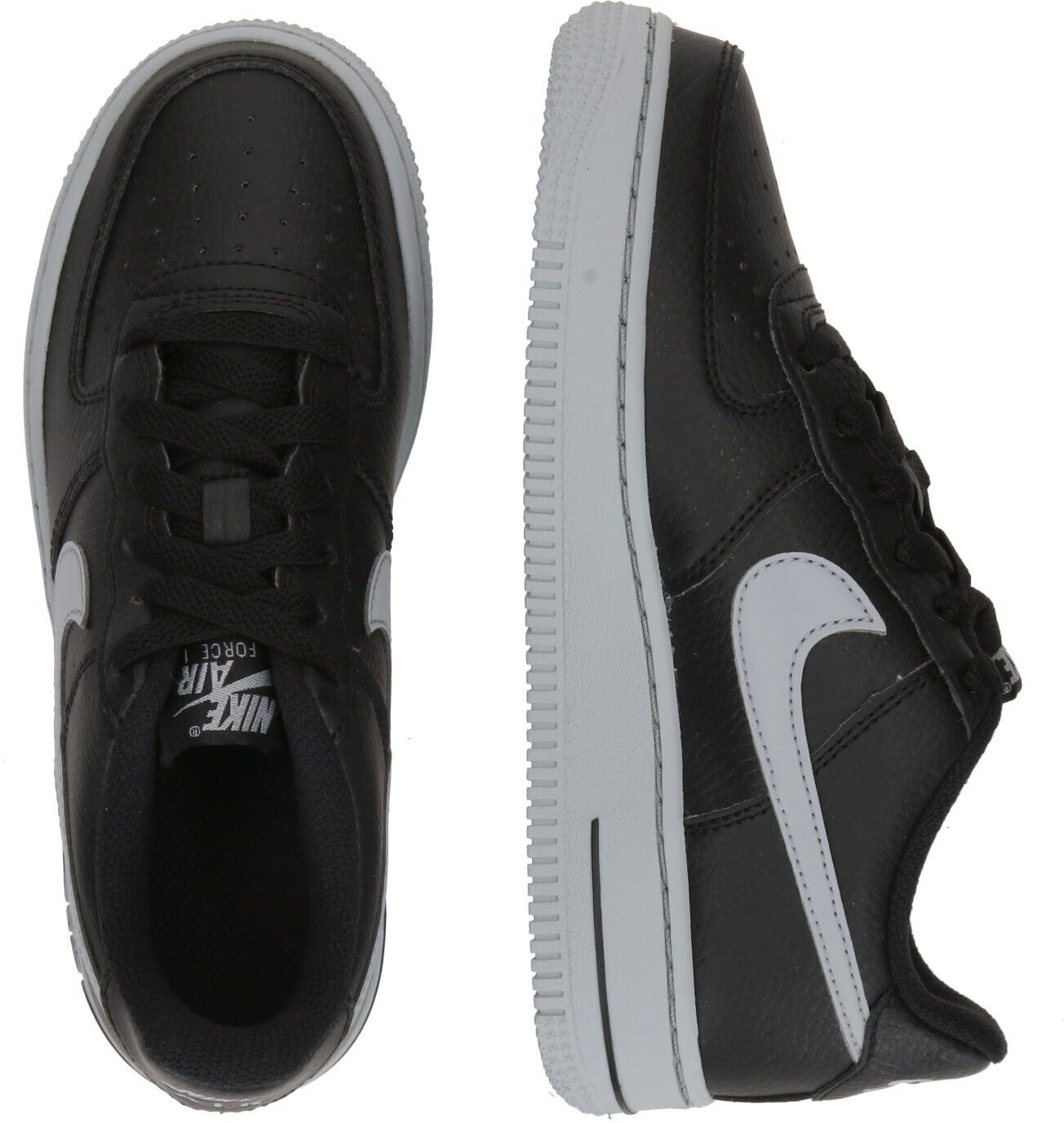Black and grey air force 1 shop