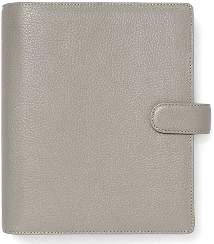 Filofax Norfolk Organiseur A5 En Cuir Taupe - Agenda Semainier, Anneaux 35 Mm