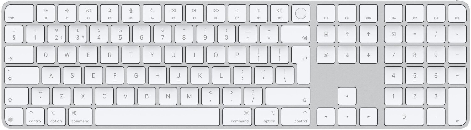 Apple Magic Keyboard with Touch ID and Numpad White (2024) (UK)