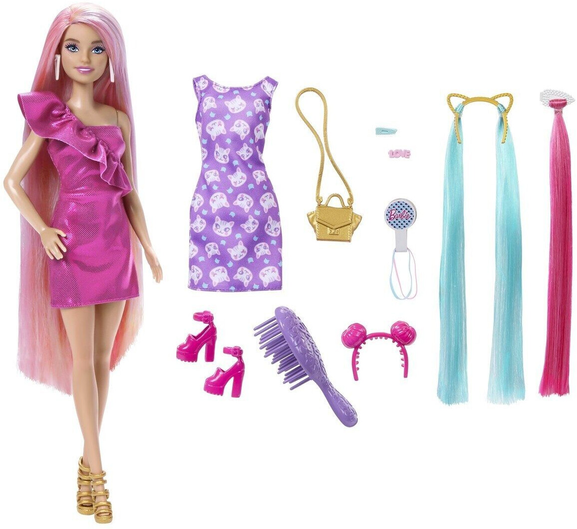 Mattel Fancy Hair Doll with Cat Outfit (JDC85)