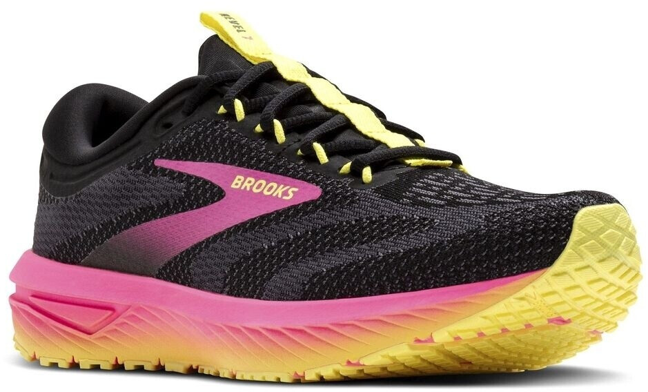 Brooks Revel 7 Women (120424-1B) black/pink/lemon tonic