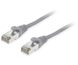 Equip Patch-Kabel RJ-45 (M) zu RJ-45 (M) 20,0m S/FTP CAT 6a halogenfrei Grau (606710)