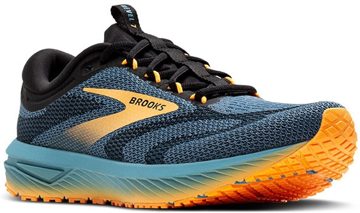 Brooks Revel 7 (110435-1D) storm blue/black/orange pop