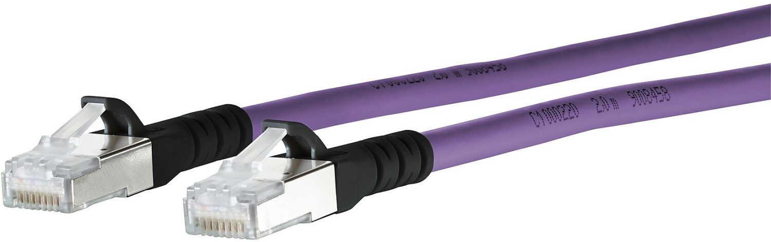 Metz Connect 1m Cat6a SF/UTP (S-FTP) Violett (1308451009-E)