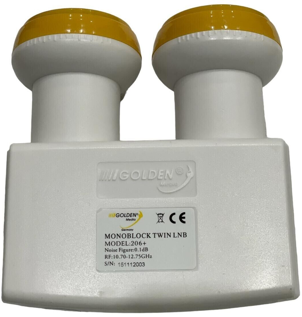 Golden Media LNB Monoblock TWIN 0,1dB Golden DIGITAL