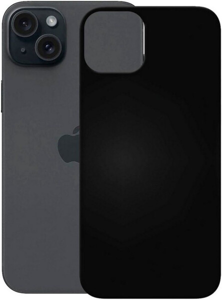 PEDEA Soft TPU Case für iPhone 15 Plus, schwarz