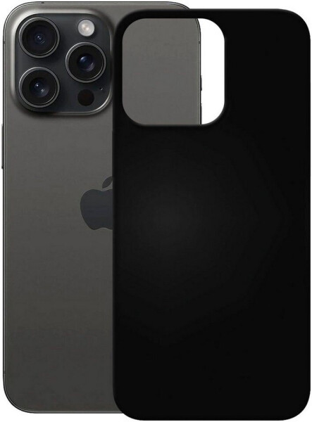 PEDEA Soft TPU Case für iPhone 15 Pro Max, schwarz