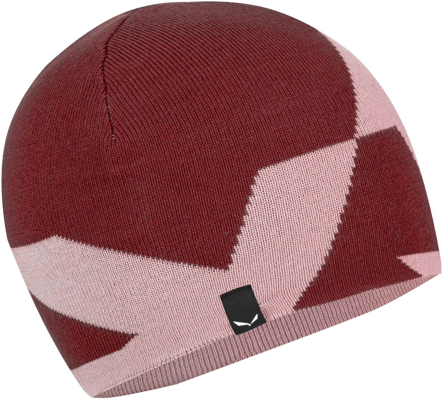 Salewa Pure Reversible Wool Beanie (28772) red syrah