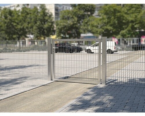 mayddle mayddle Flexo Plus 100x160cm Post 80x80cm Hot-dip galvanized - side view