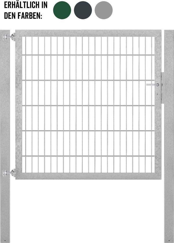 mayddle mayddle Flexo Plus 100x160cm Post 80x80cm Hot-dip galvanized - back view