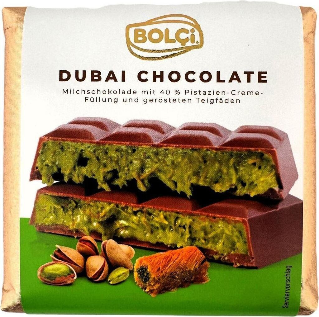 Bolci Dubai Schokolade 100g ab 4,00 € (April 2025 Preise