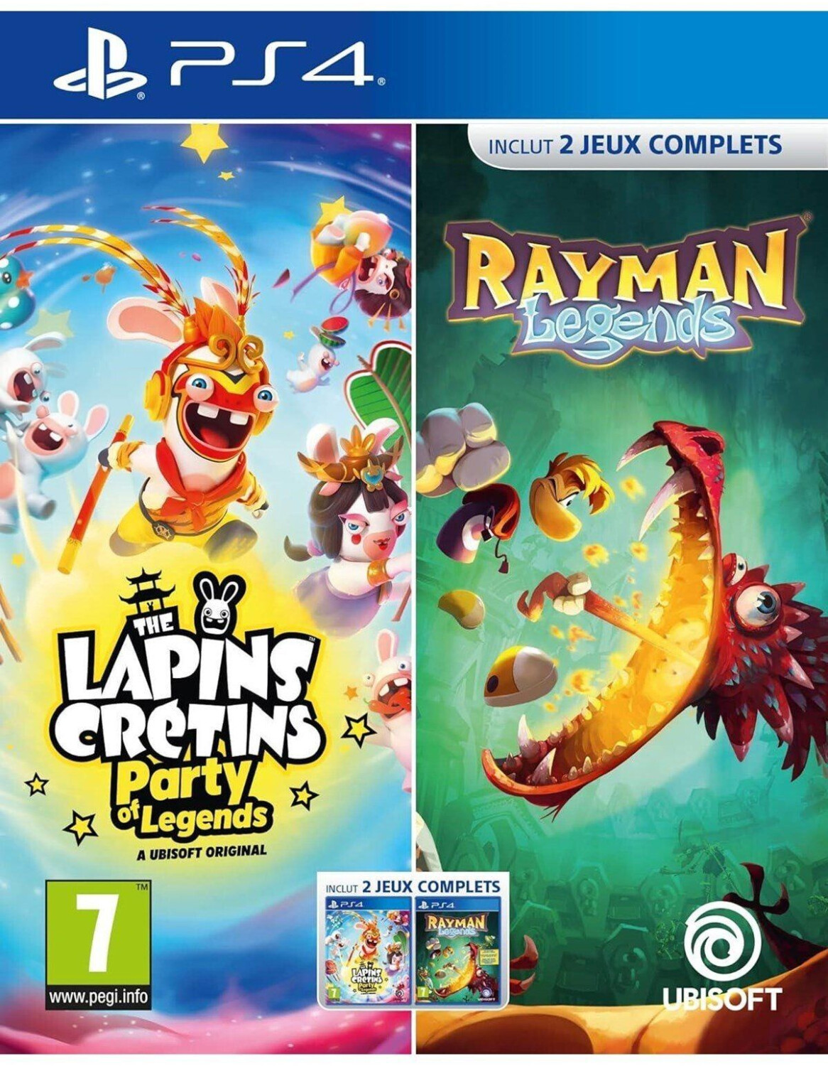 The Lapins Cretins: Party of Legends + Rayman: Legends (PS4)