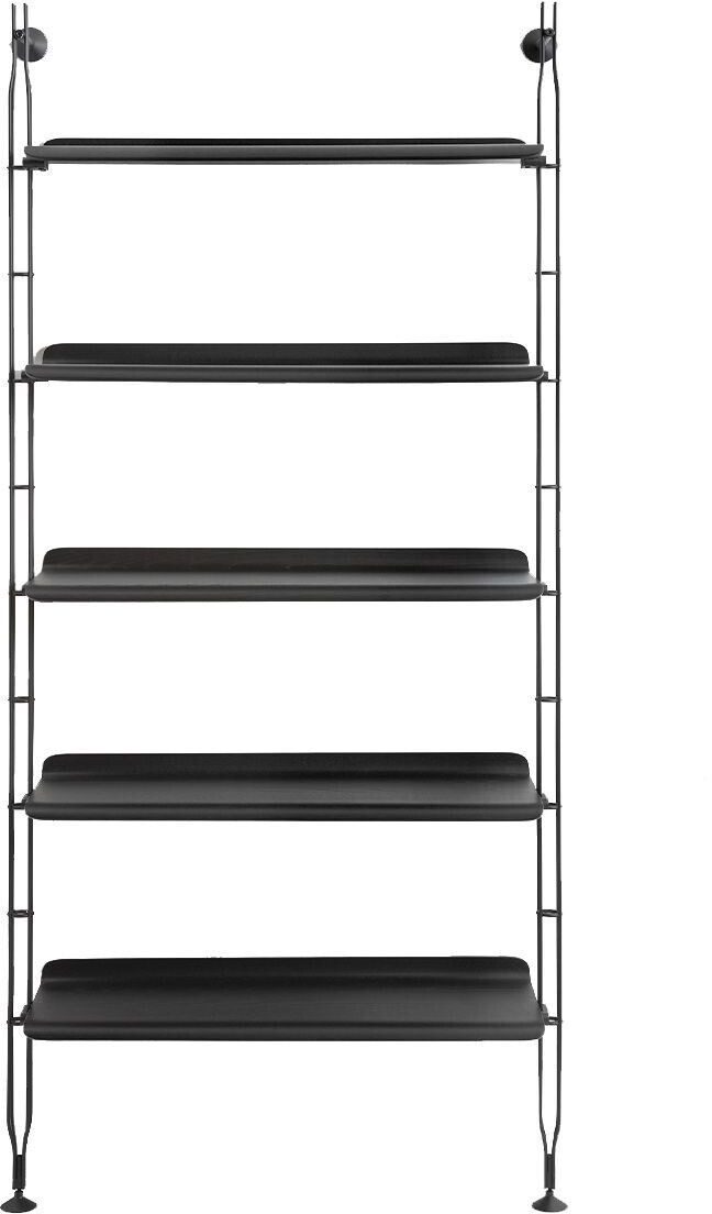 Kartell Adam Wood shelf - wood - 99x215x32 cm - black ash (503)