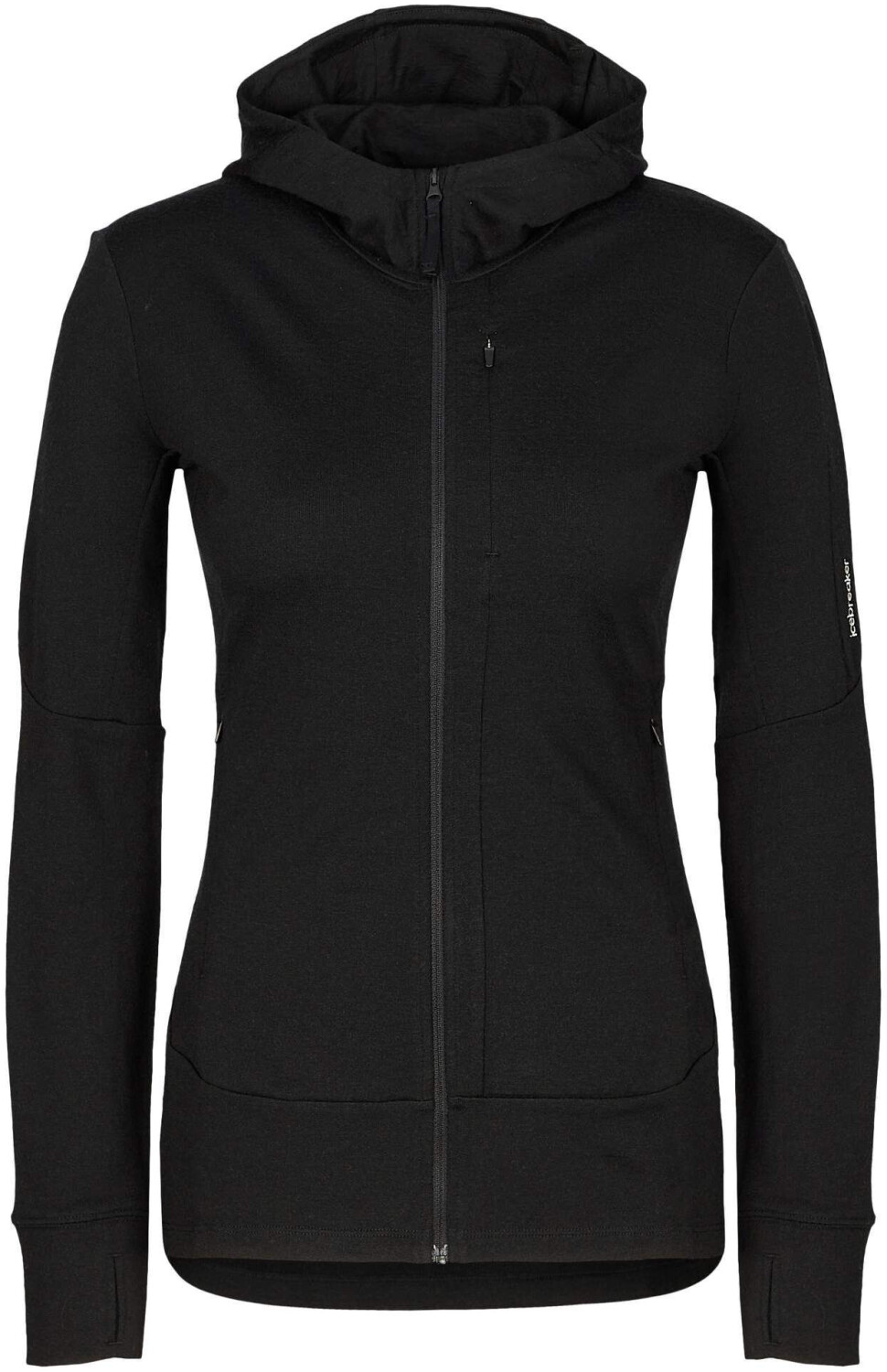 Icebreaker Merino 260 Quantum IV Long Sleeve Zip Hoodie black