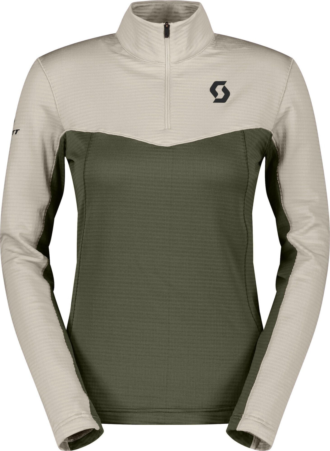 Scott Defined Light Sweater dust white/douglas green