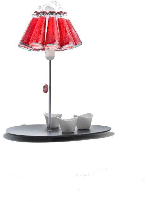 Ingo Maurer Campari Bar table lamp made of bottles