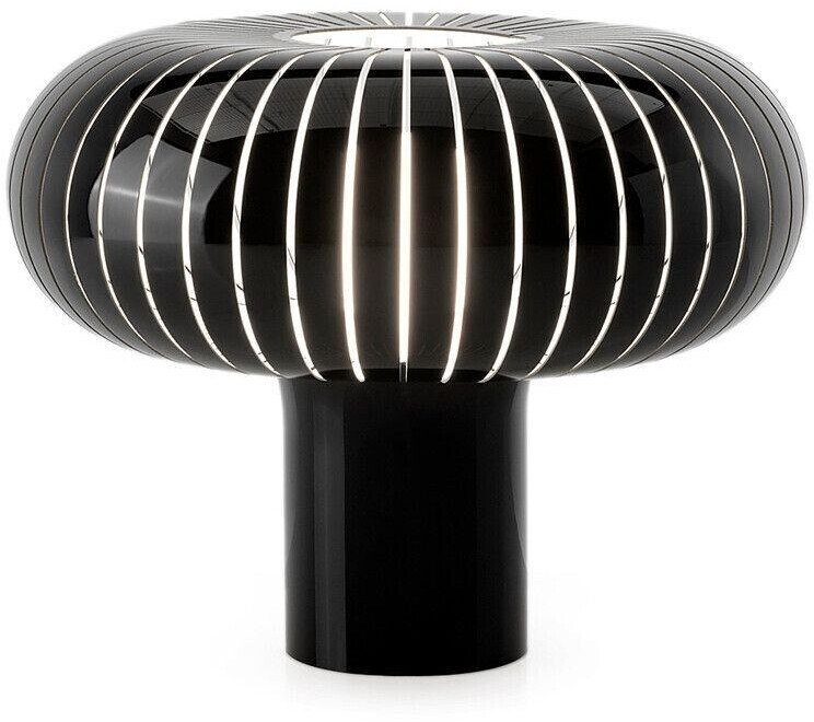 Kartell Table lamp Teresa black Ø 50 cm PMMA recycled