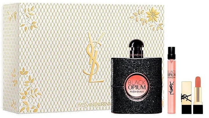 Yves Saint Laurent Coffret Cadeau Black Opium Eau de Parfum 90 ml (3 pcs)
