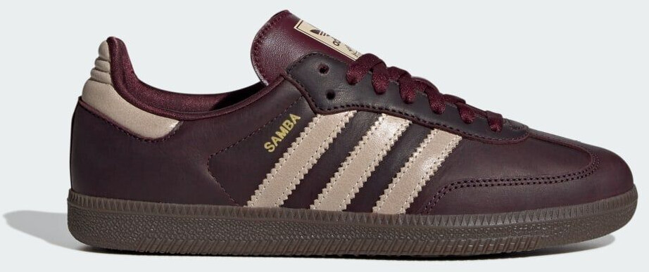 Maroon and gold adidas store