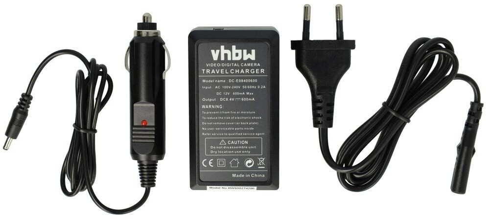 vhbw Ladegerät Ersatz für Olympus BCM-1, BCM-5 für Kamera Camcorder Action Cam-Akku - Ladeschale