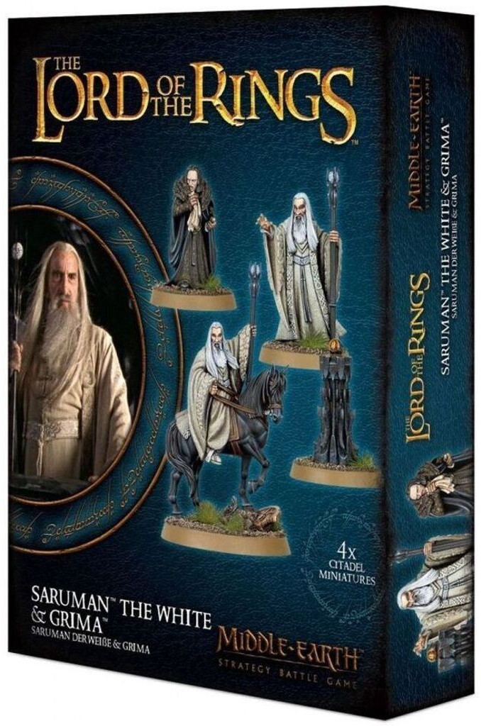 Games Workshop Middle-Earth Saruman the White & Grima