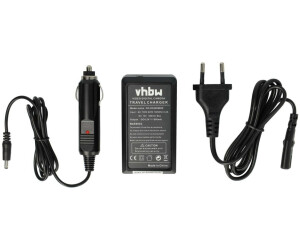vhbw Ladegerät kompatibel mit Canon BP-709, BP-718, BP-727 Kamera Camcorder/Akku - Ladeschale, Kfz-Adapter, Ladestandsanzeige