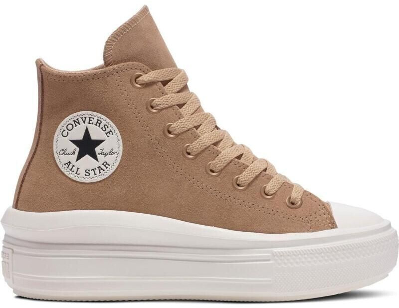 Converse Chuck Taylor All Star Move Platform Colorful Suede coffee rum/egret/black