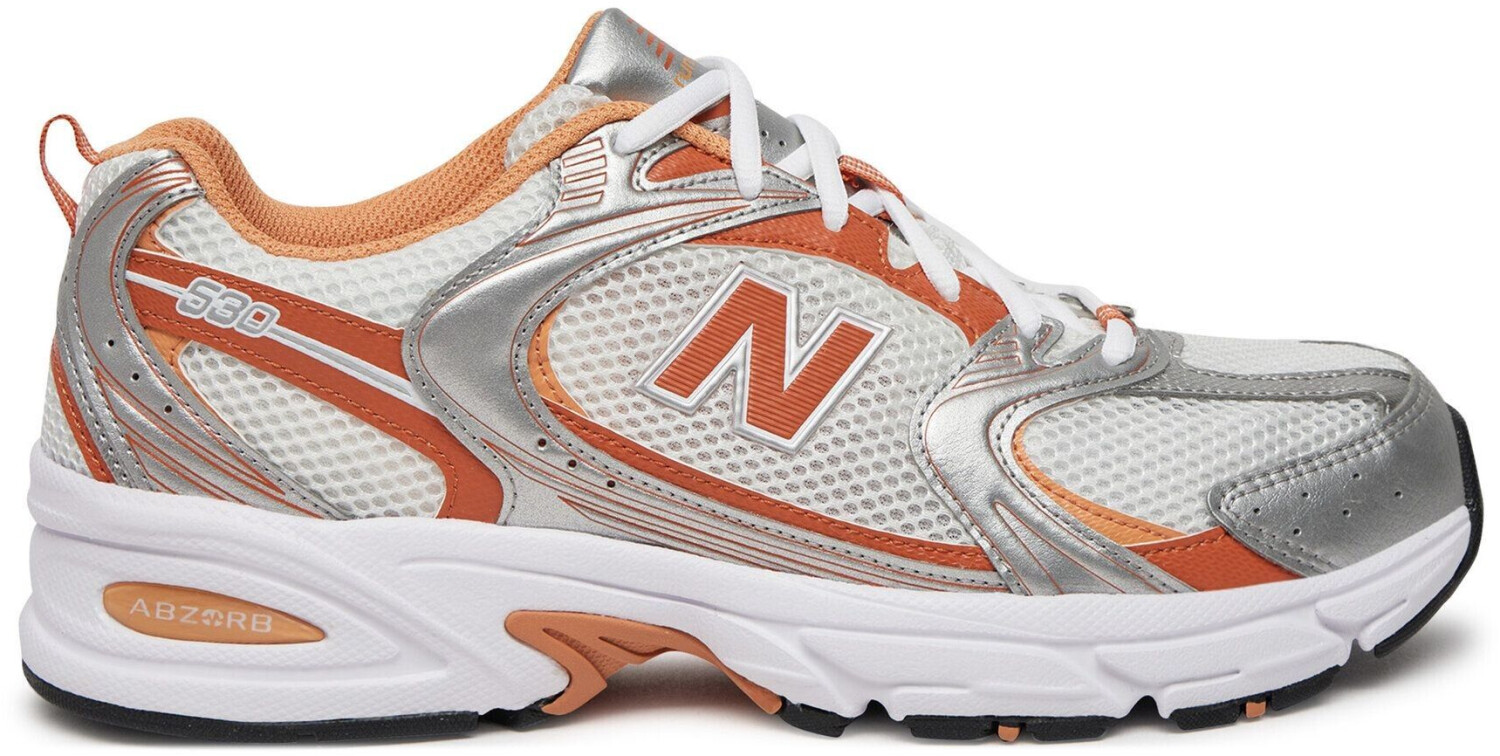 New Balance 530 Women silver white orange reflection ab 78 00 Preisvergleich bei idealo